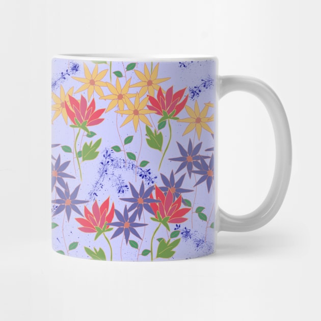 Wildflowers Pattern by MitaDreamDesign